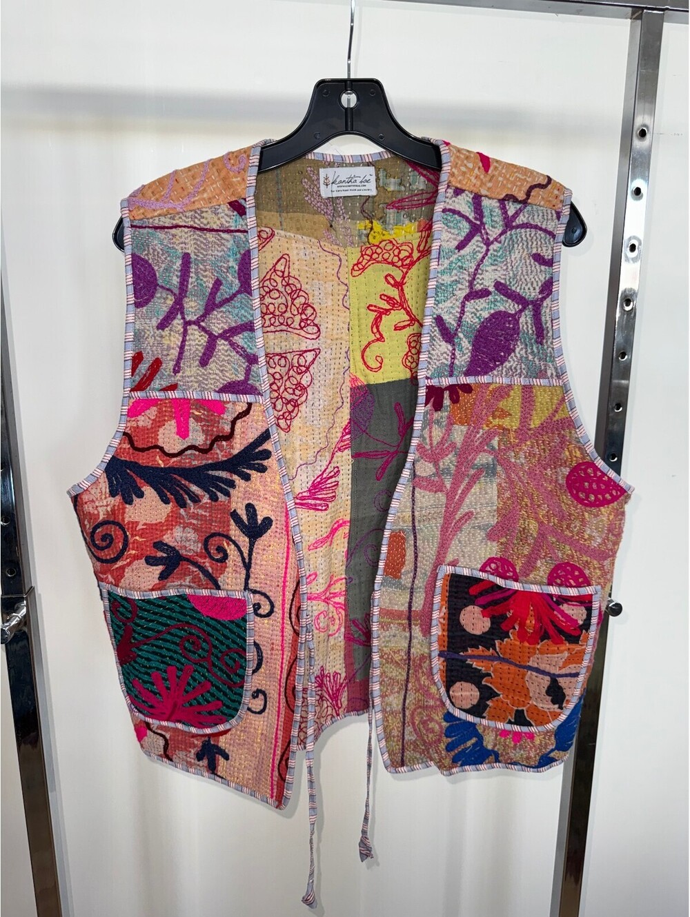 Kantha Bae Multipattern Vest, Large
